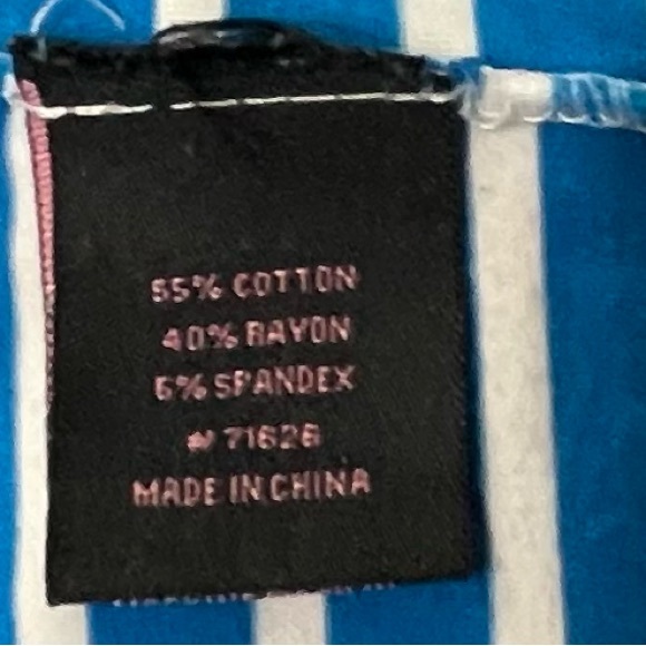 Cato Blue & White Long Maxi Skirt - Picture 5 of 5